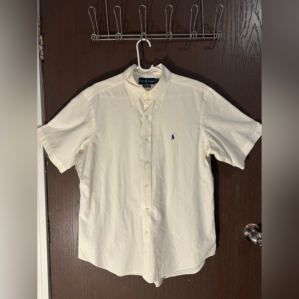 Ralph Lauren Off-White Short Sleeve Shirt